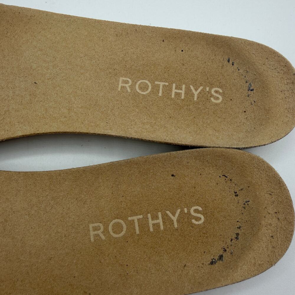 Rothy’s The Espadrille Flat in Black Boardwalk Knit Size 6.5 Jute‎ Sole Slip On - Picture 12 of 15